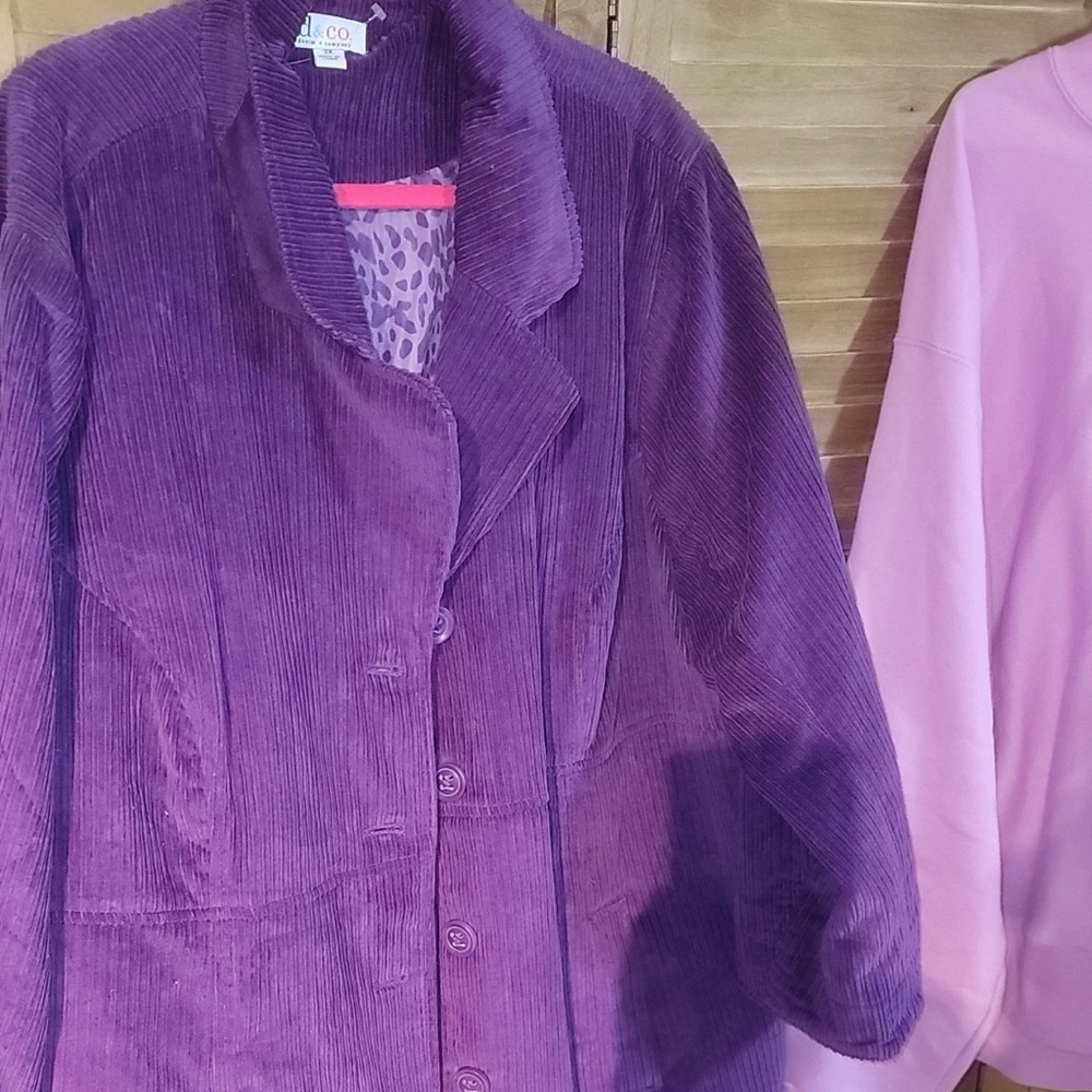 Purple Corduroy Jacket